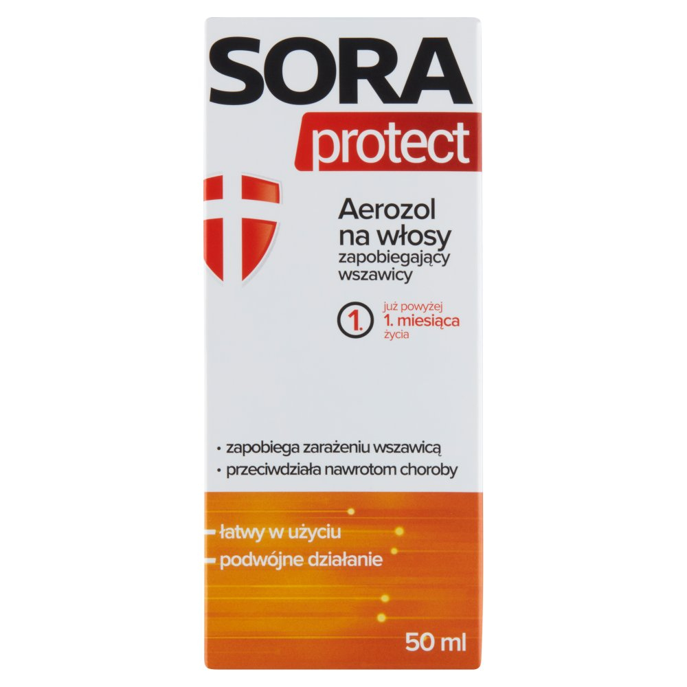 SORA PROTECT Aerozol  zapobiegający wszawicy 50ml