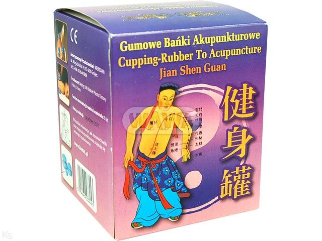 Bańki akupunkturowe gumowe