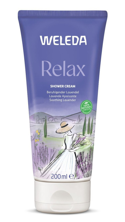 WELEDA Relax kremowy płyn pod prysznic z lawendą 200ml