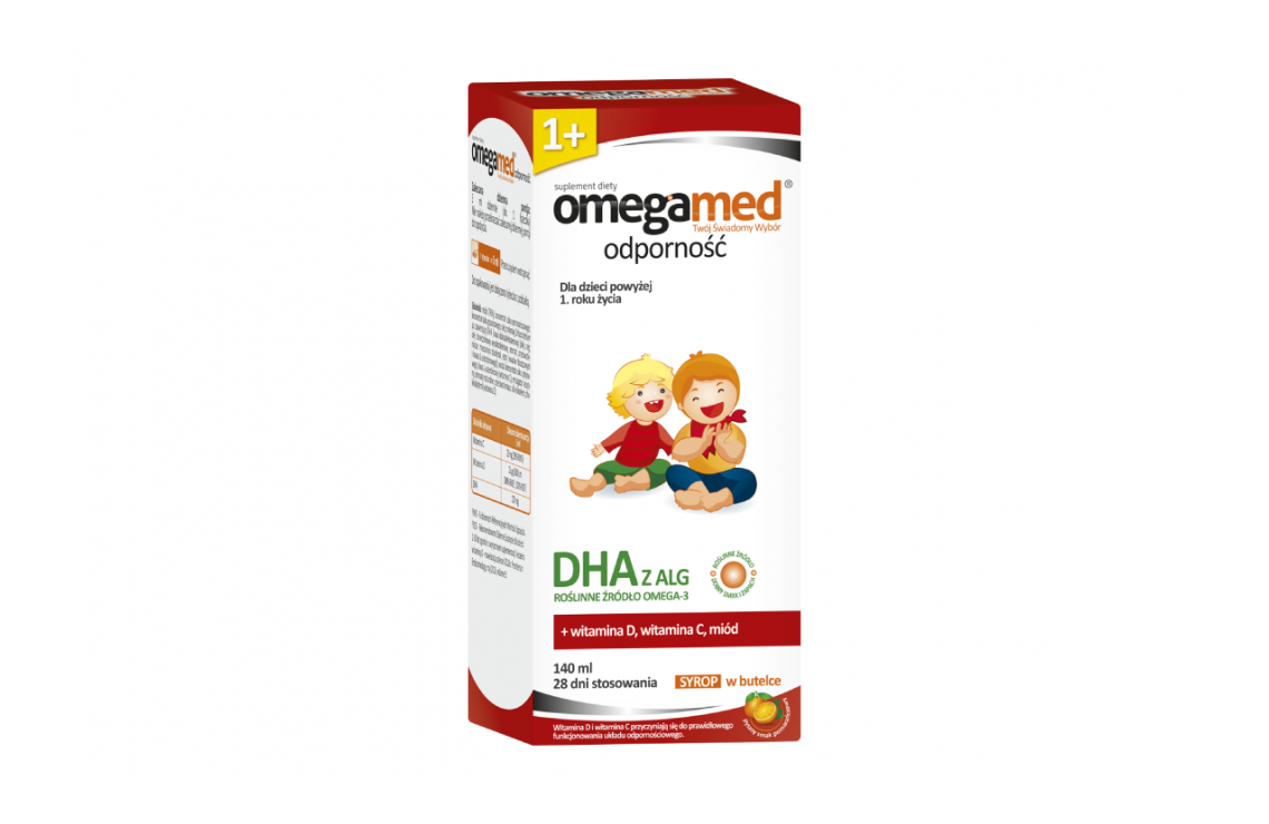 Omegamed Odporność 1+ Syrop w butelce 140ml