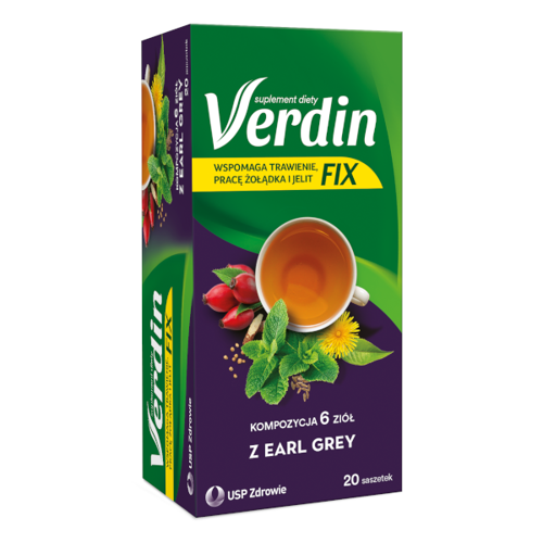 Verdin Fix Earl Grey zioładozaparz x 20 sa