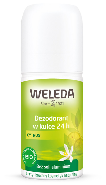 WELEDA Dezodorant roll-on 24h cytrusowy 50 ml