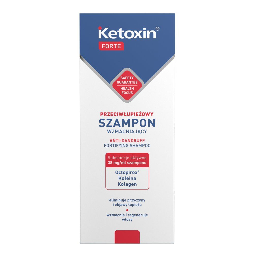 KETOXIN Forte szampon przeciwłupieżowy wzmacniający 200 ml