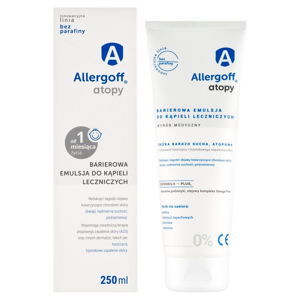 ALLERGOFF Barierowa Emulsja do kąpieli 250 ml