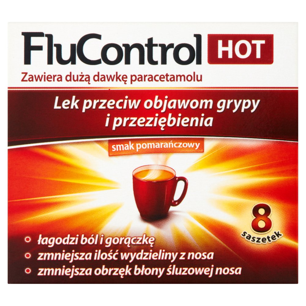 Flucontrol Hot x 8 saszetek