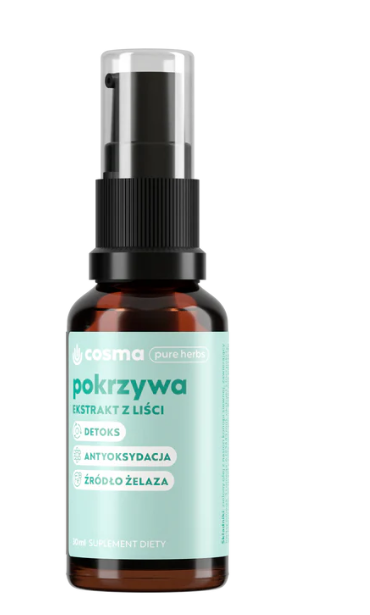Cosma Pure Herbs Pokrzywa ekstrakt  z liści z olejem konopnym 30 ml