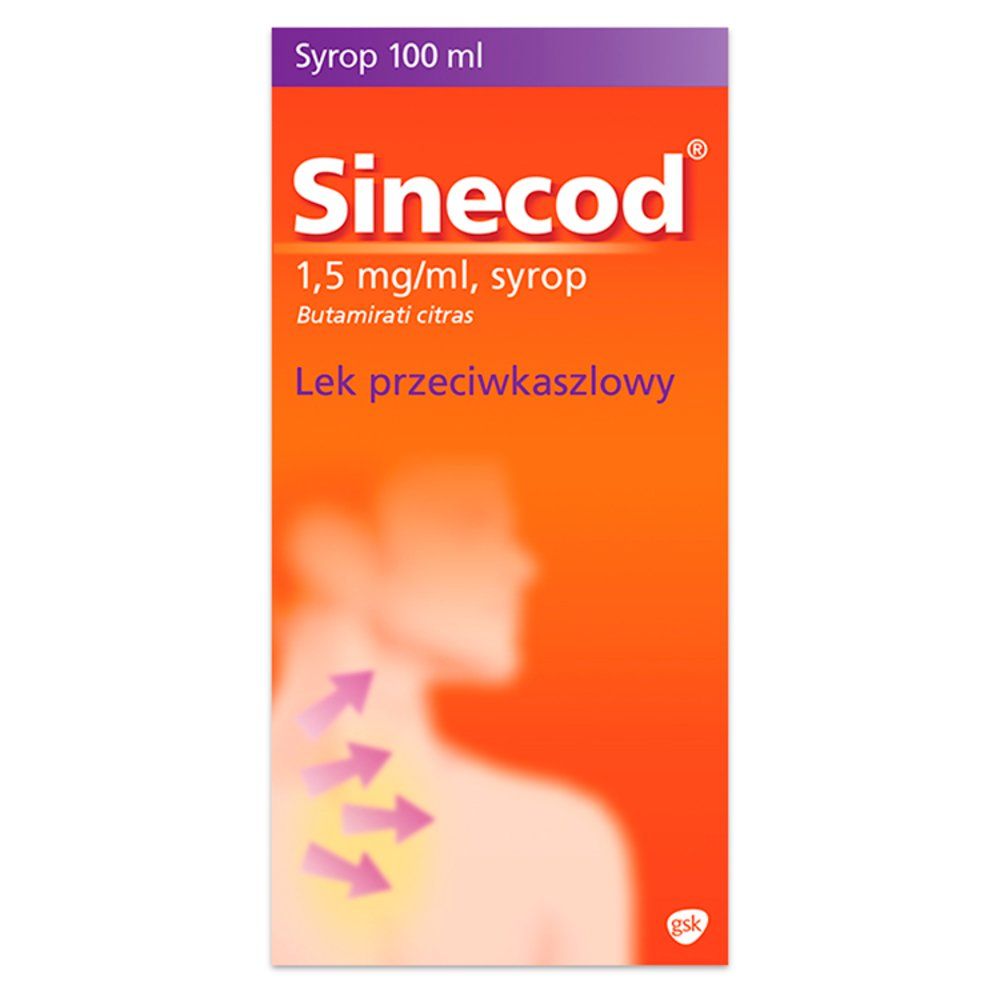 Sinecod 1,5mg/ml syrop 100ml