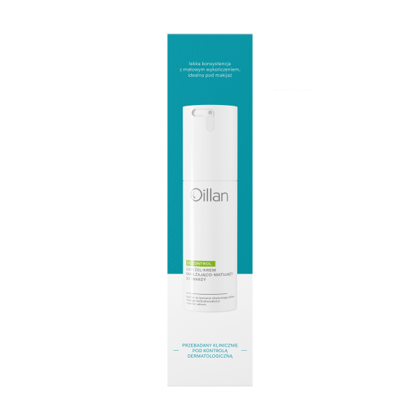 Oillan Oil Control Lekki żel-krem nawilżająco-matujący do twarzy dla skóry mieszanej i tłustej 50 ml