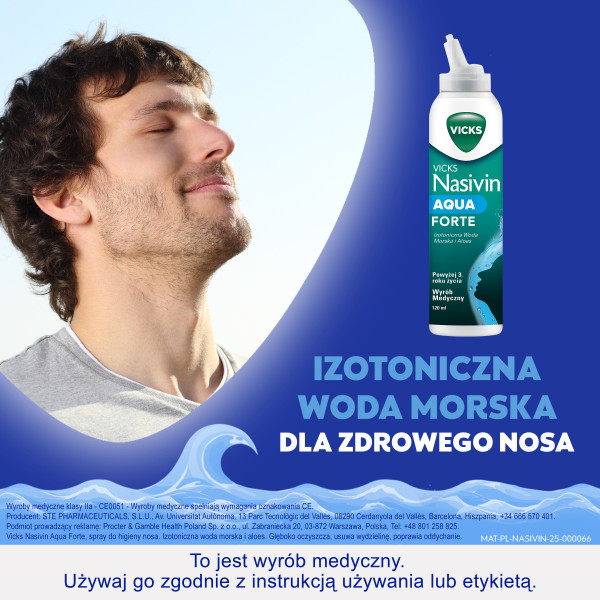Vicks Nasivin Aqua Forte spray do nosa 120 ml