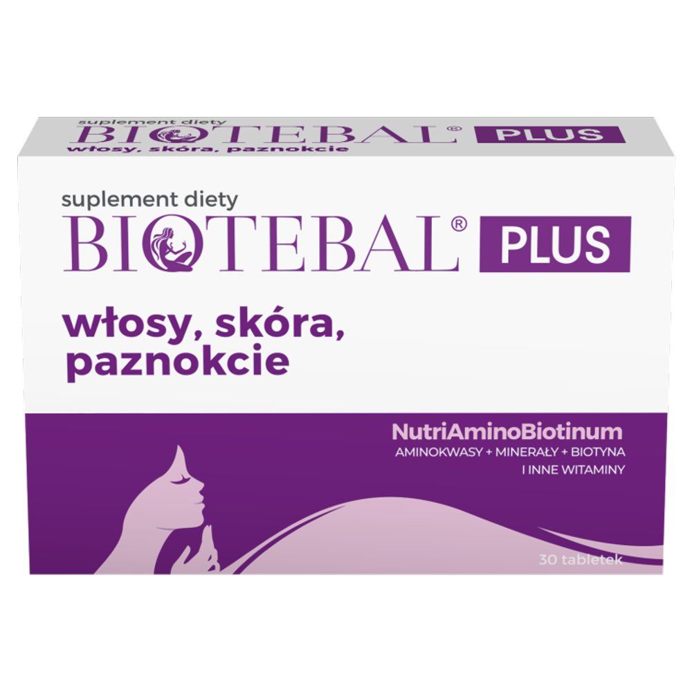 Biotebal PLUS włosy, skóra, paznokcie tabl