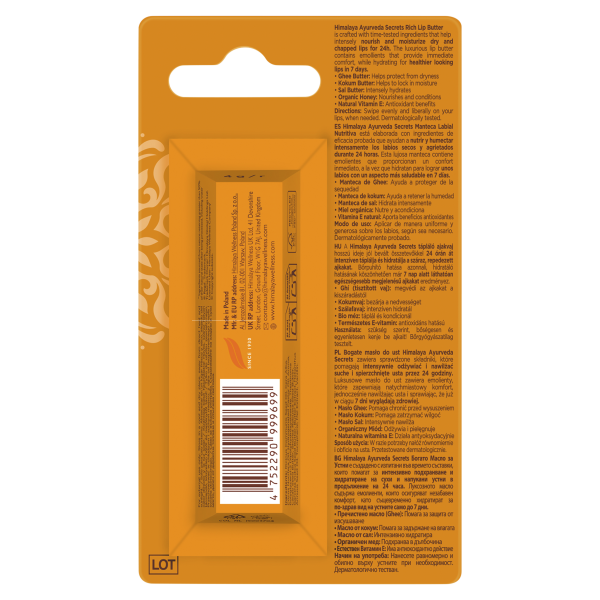 Himalaya Ayurveda Rich Lip Butter Masełko do ust 4 g