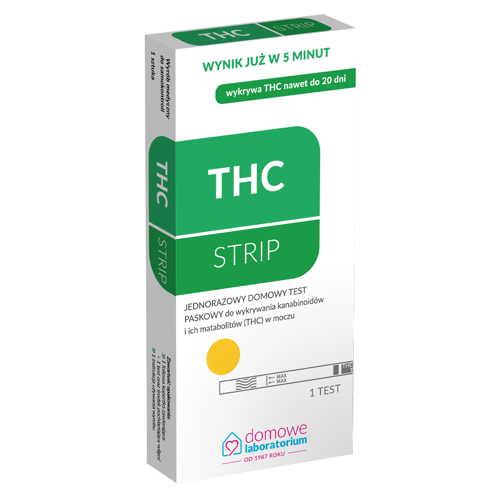 Test THC marihuana, haszysz w moczu