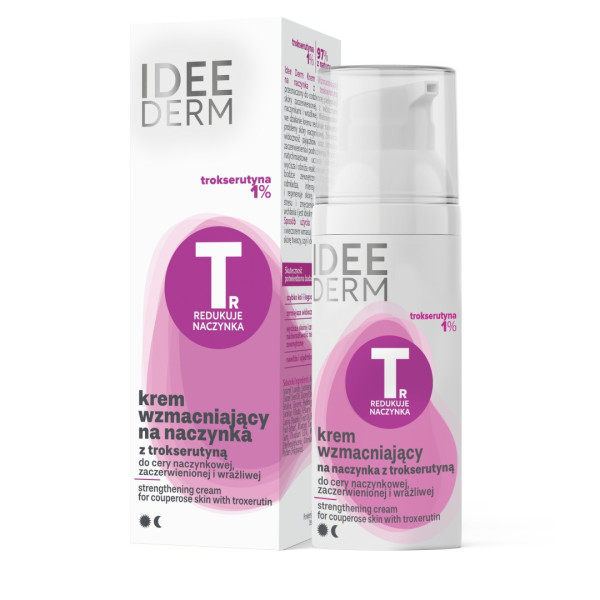 IDEE DERM Krem Wzmacniający na naczynka z trokserutyną 50 ml