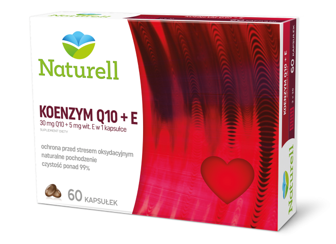 Koenzym Q-10+E 0,03g 60kaps NATURELL
