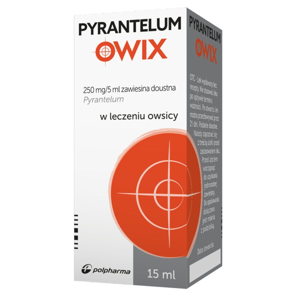 Pyrantelum zawiesina 50mg/1ml - 15ml