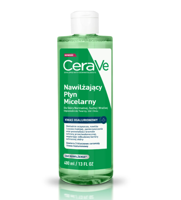 CeraVe Płyn micelarny nawilżający do skóry suchej i wrażliwej 400 ml