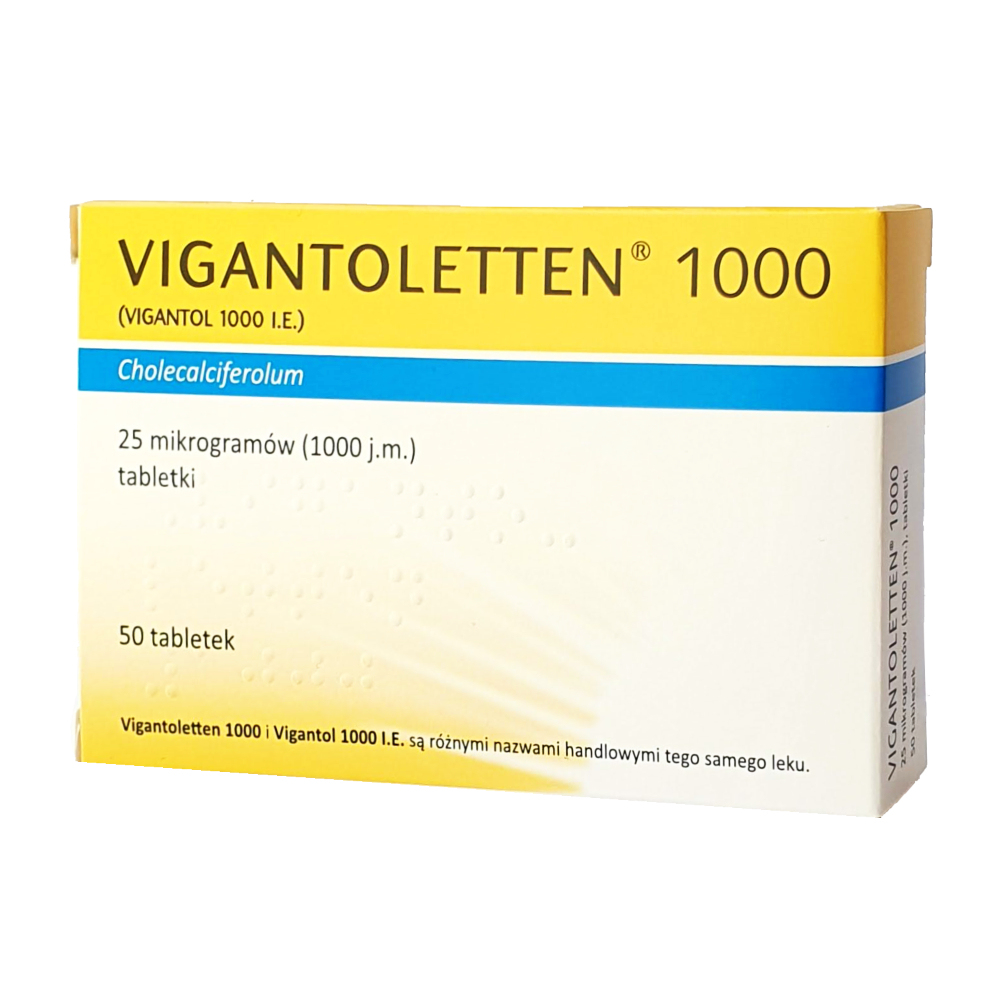 Vigantoletten 1000 j.m. 50 tabl. InPharm