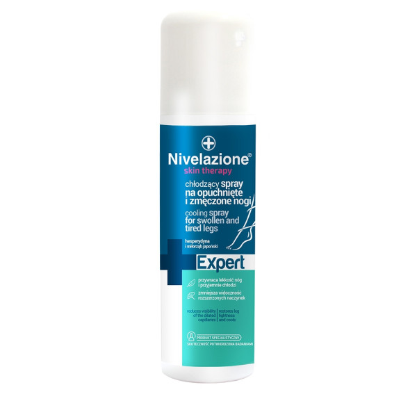 Nivelazione skin therapy Expert Chłodzący spray na opuchnięte i zmęczone nogi 150 ml