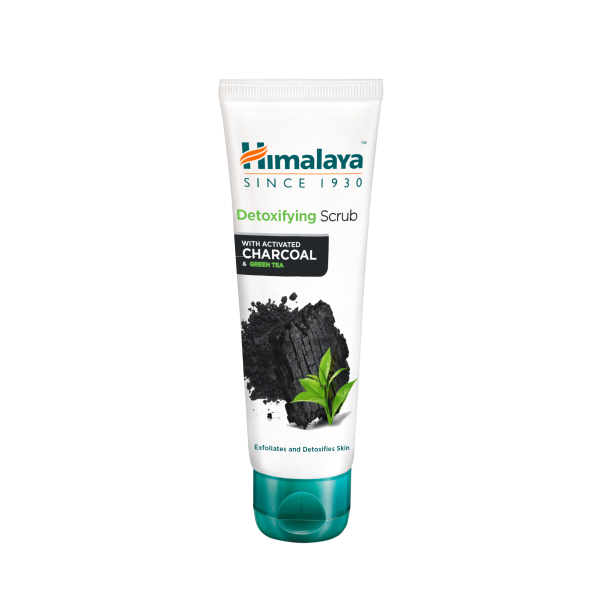 Detoksykujący peeling do twarzy z Aktywnym Węglem i Organiczną Zieloną Herbatą 75ml