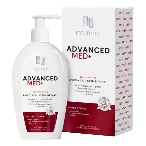 AA Intymna MED+ Emulsja specjalistyczna do  higieny intymnej  300ml