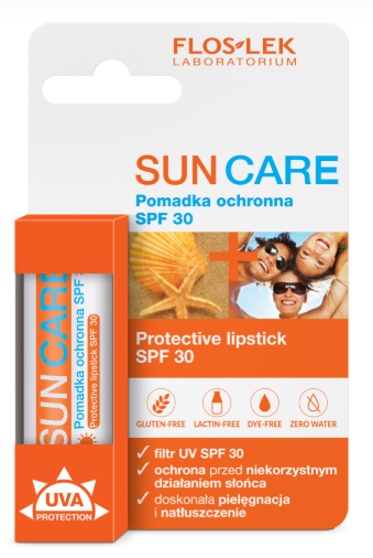 FLOS-LEK SUN CARE  Pomadka ochronna do ust SPF30