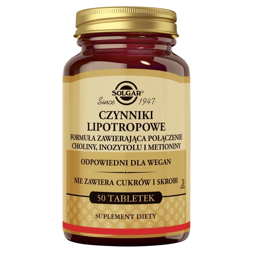 SOLGAR Czynniki Lipotropowe tabl. 50tabl.