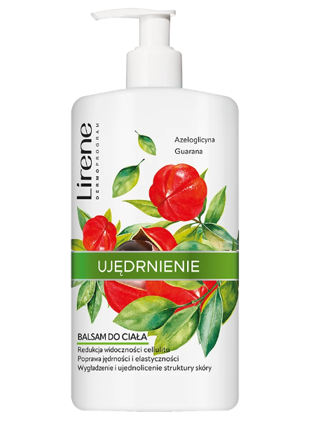 LIRENE BALSAM DO CIAŁA antycellulitowy UJĘDRNIENIE z guaraną i kapsaicyną 500 ml