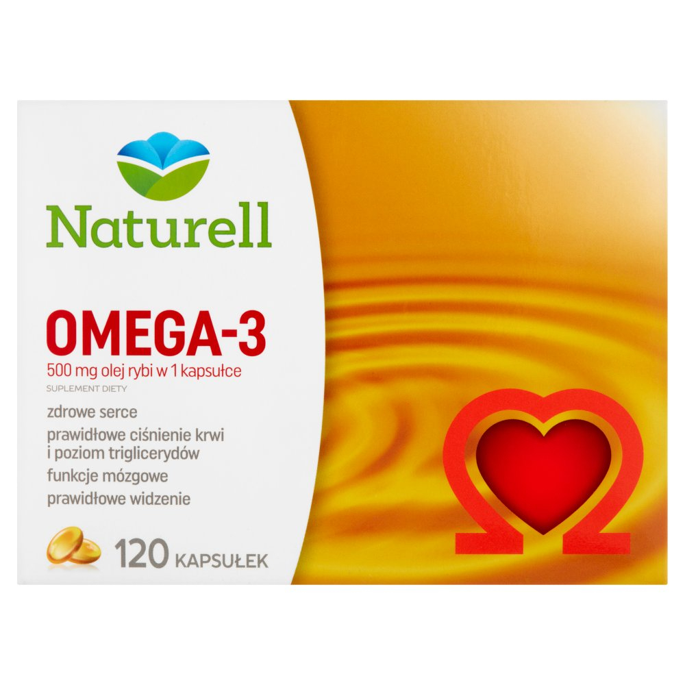 NATURELL Omega-3 kaps. 0,5 g 120 kaps.