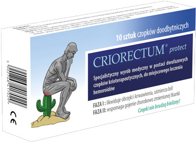 Criorectum Protect czop.doodbyt. 10 szt.