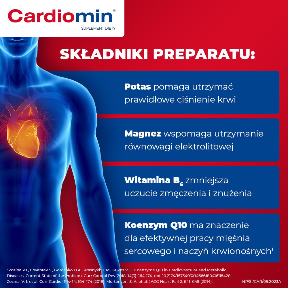 Cardiomin, prawidłowe ciśnienie krwi, 60 kapsułek