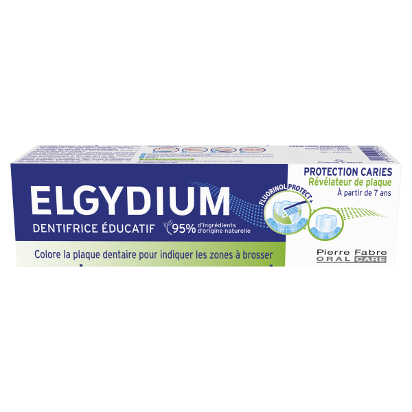 Elgydium Edukacyjna pasta do zębów z Kompleksem Fluorinol Protect+ 50 ml