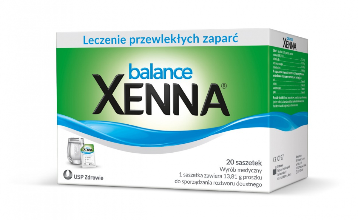 Xenna Balance proszek 20 saszetek na zaparcia