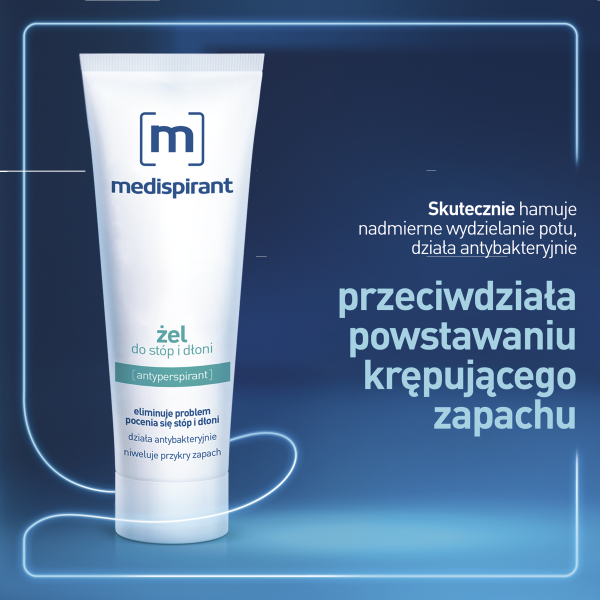 Medispirant Antyperspirant żel do stóp i dłoni 50 ml