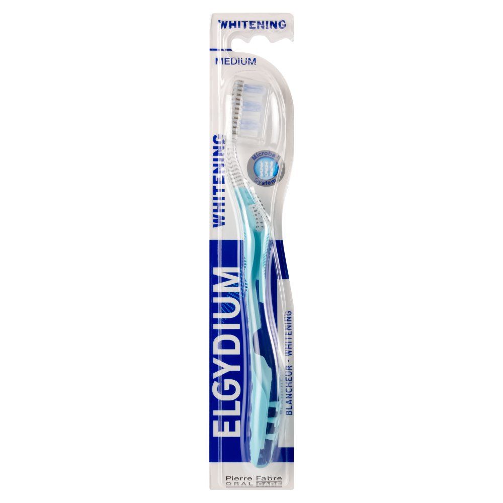 ELGYDIUM Whitening wybielająca szczoteczka do zębów, średnia