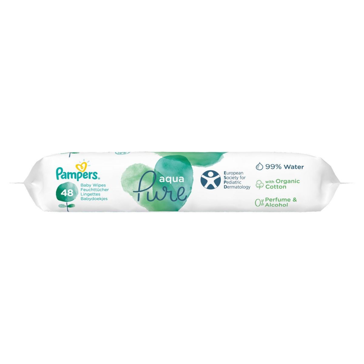 Chusteczki nawilżane Pampers Aqua Pure 48 sztuk