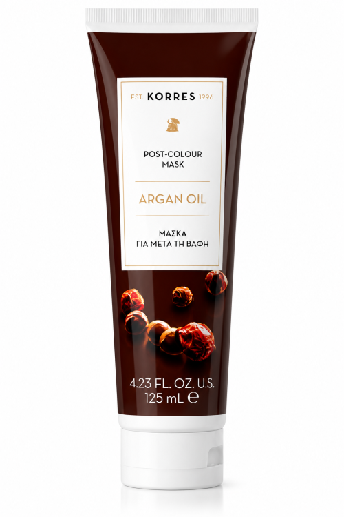 KORRES Argan Oil Post-Colour Mask Maska do Włosów Farbowanych 125 ml