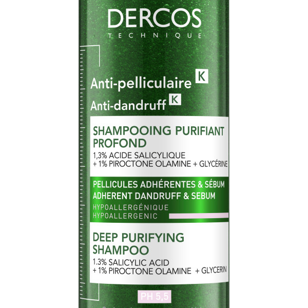 VICHY DERCOS Szampon przeciwłupieżowy K 250 ml
