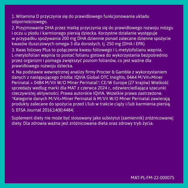 Femibion® 3 Karmienie Piersią, suplement diety, Kwas Foliowy Plus³, cholina, DHA, 28 tabletek i 28 kapsułek