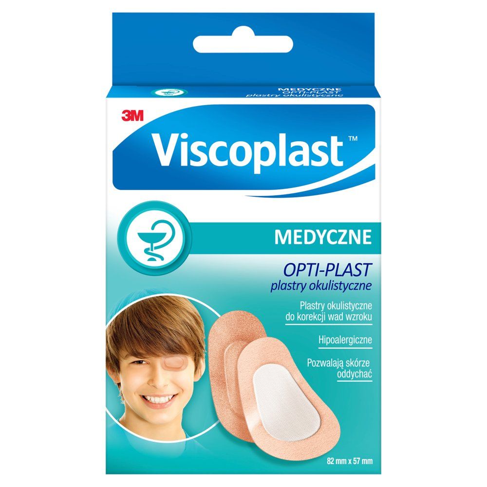 Opti-Plast Plaster okulistyczny 82 x 57 mm