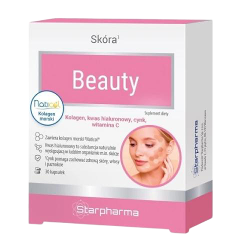Beauty Skóra kolagen cynk  witamina c 30 kaps.