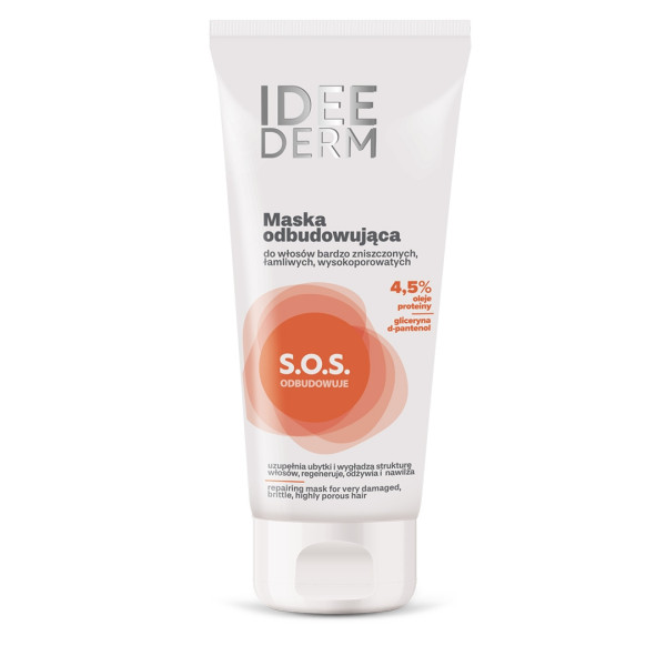 Idee Derm Maska  odbudowująca do włosów wysokoporowatych 200 ml