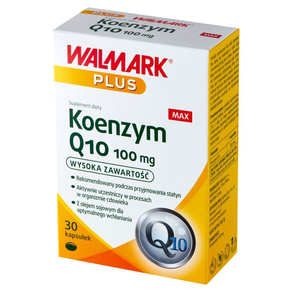 Koenzym Q10 100mg MAX x 30kaps.