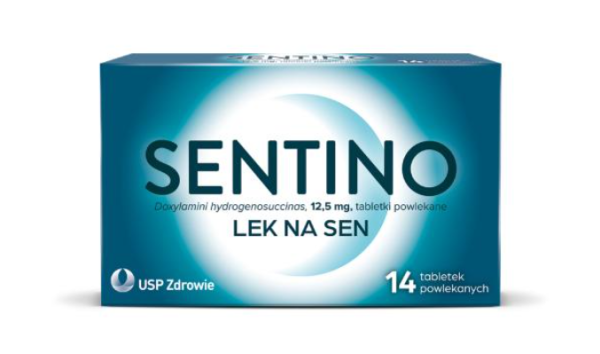 SENTINO 12,5 mg lek na sen 14 tabletek powlekanych