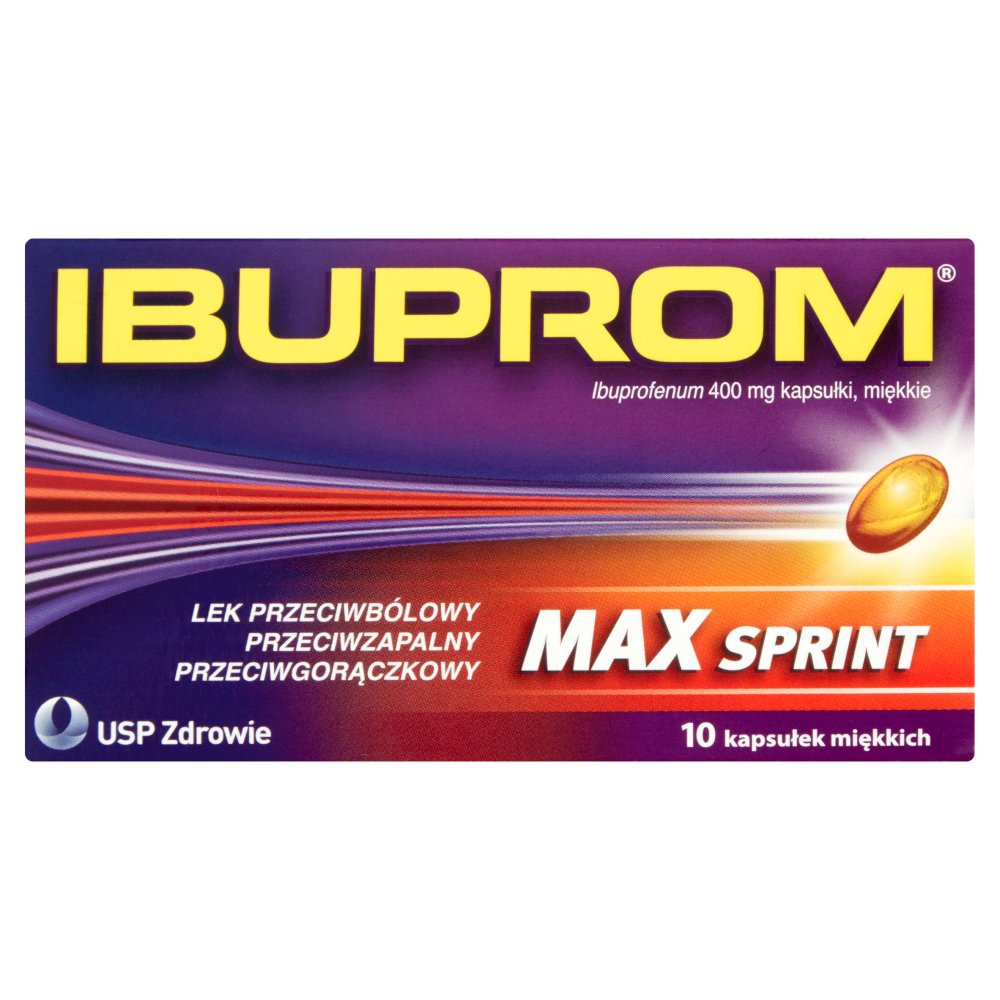 Ibuprom MAX Sprint 400mg x 10 kaps.