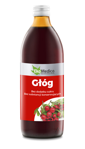 EkaMedica Głóg 100% Sok płyn 500ml