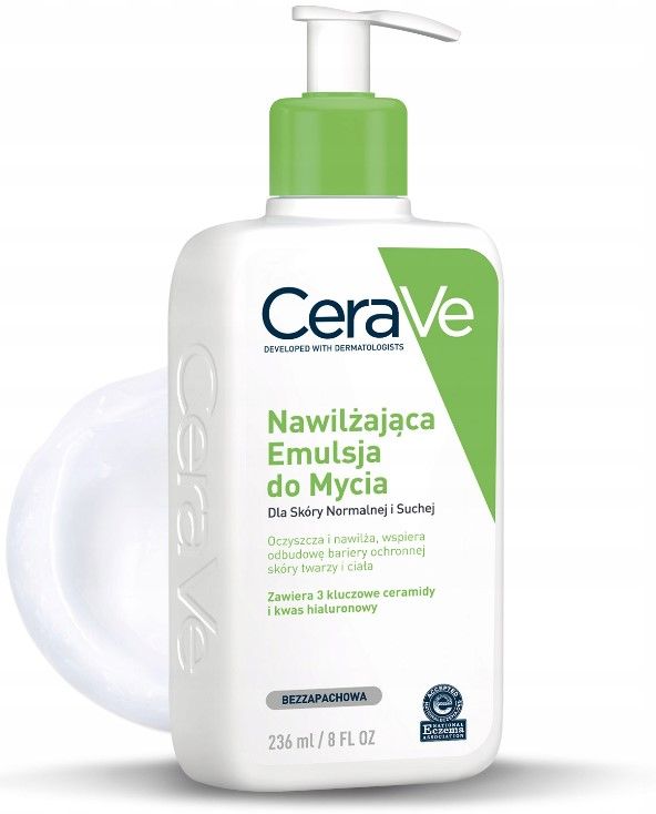 CERAVE Nawilżająca Emulsja do mycia skóra normalna i sucha 236ml