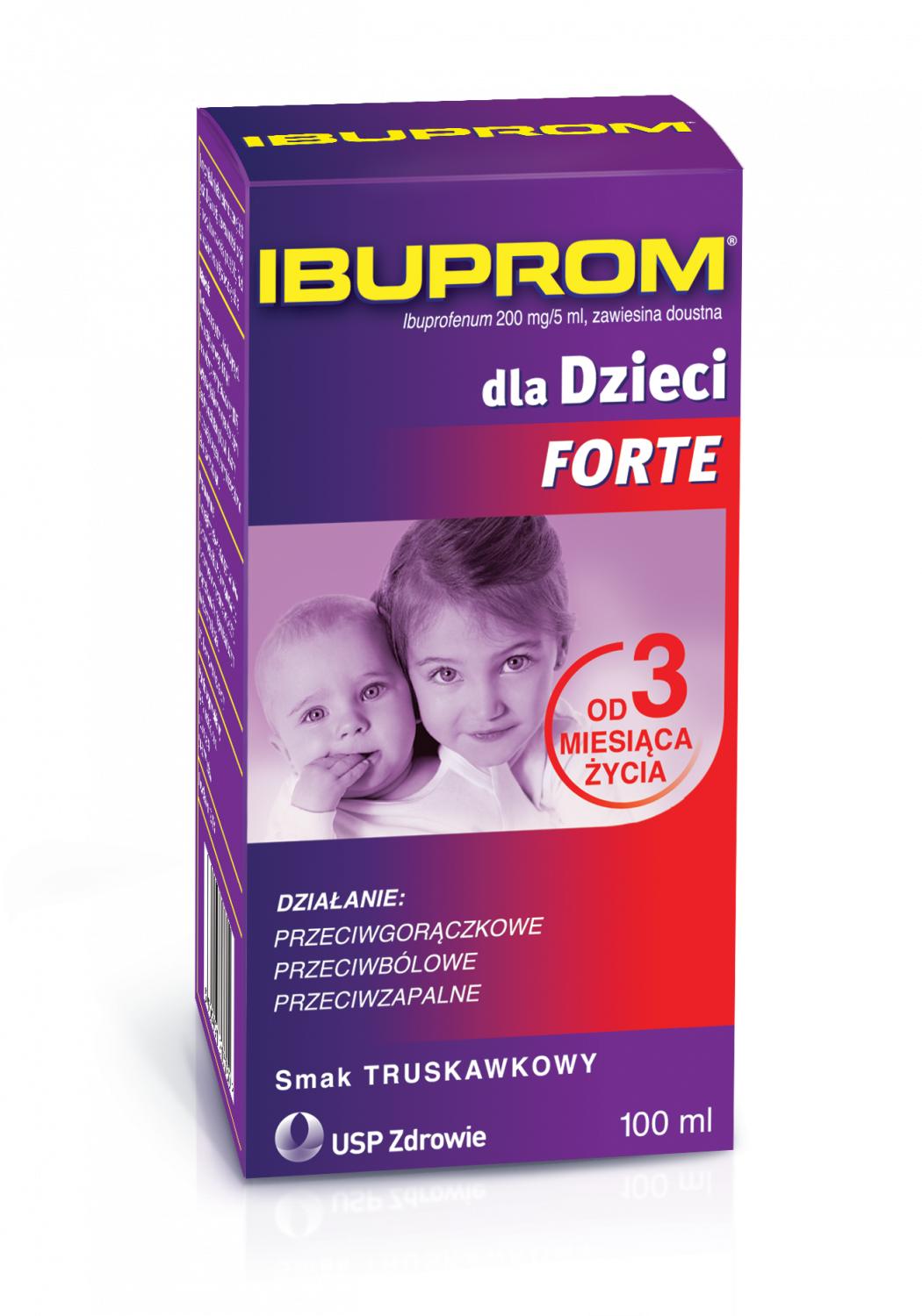 Ibuprom dla Dzieci Forte zaw. 100 ml
