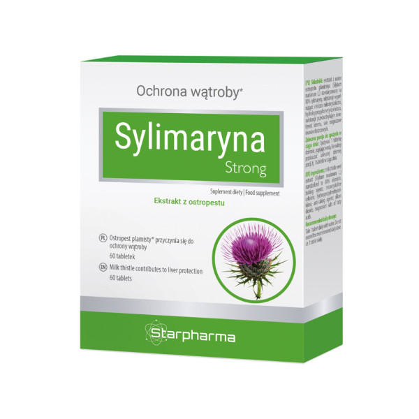 Sylimaryna Strong na wsparcie wątroby 60 tabletek