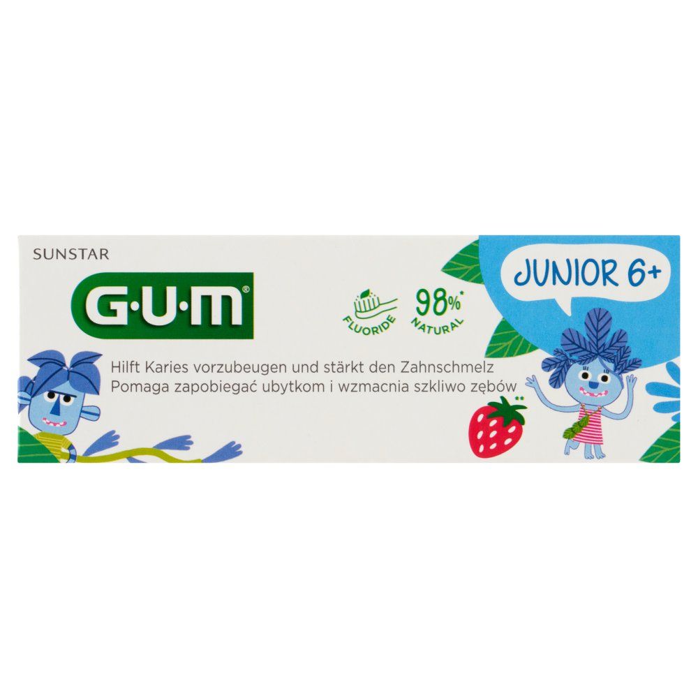 GUM Pasta do zębów dla dzieci Junior 7+ lat