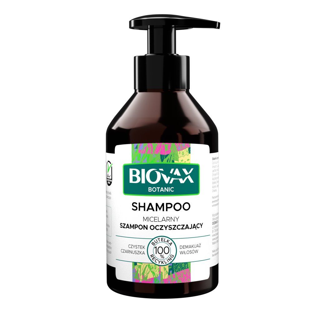 LBIOTICA BIOVAX BOTANIC Szampon oczyszczający